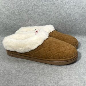 Dearfoams Cozy Comfort Women's 9-10 US‎ Large Wool Inspired Clog Slippers